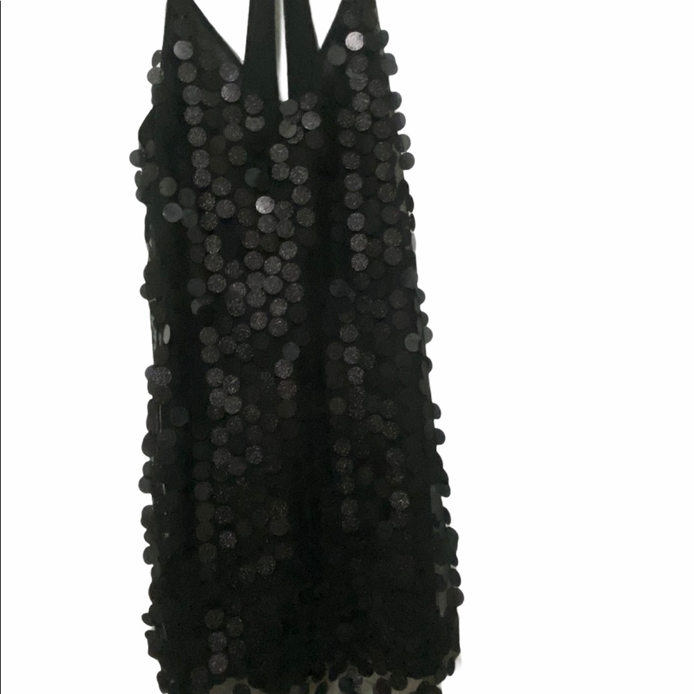 Black shimmering sexy party dress with band new tag.